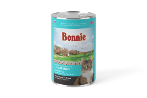 BONNIE KEDI KONS. 400GR SOMONLU SOSLU *12 BNK061 resmi