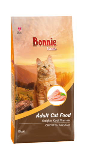 BONNİE KEDİ MAMASI 10 KG TAVUK ETLİ YETİŞKİN resmi