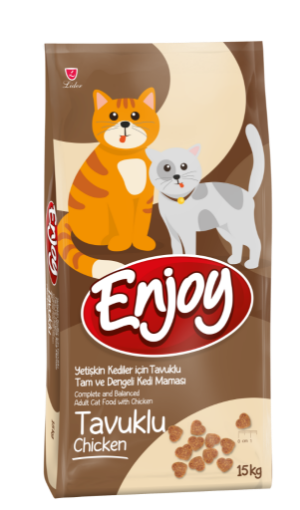 ENJOY KEDİ MAMASI 15 KG TAVUK ETLİ *ENJ05 resmi