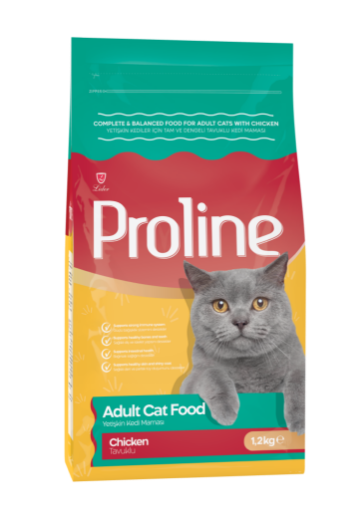 PROLİNE KEDİ MAMASI 1,2 KG TAVUK ETLİ resmi