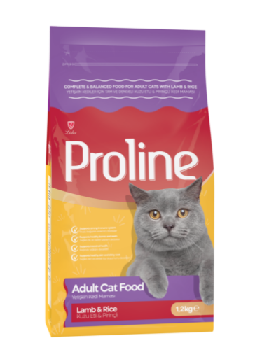 PROLİNE KEDİ MAMASI 1,2 KG KUZU ETLİ resmi