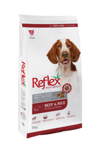 REFLEX KÖPEK MAMASI 15 KG BİFTEK & PİRİNÇ *RFL104 resmi