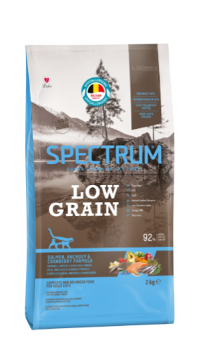 SPECTRUM LOW GRAIN KEDİ MAMASI 2 KG SOMON & HAMSİ *SPL058 resmi