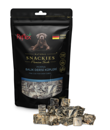 REFLEX SNAC KÖPEK 130GR MORİNA BALIKLI KÜP resmi