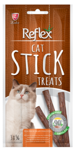 REFLEX KEDI ODUL 3X5GR CUBUK TAVUK&ORDEK *RFT030 resmi