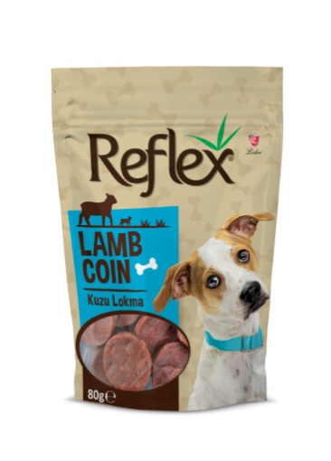 REFLEX KÖPEK ÖDÜL MAMASI 80GR KUZU ETLİ LOKMA resmi