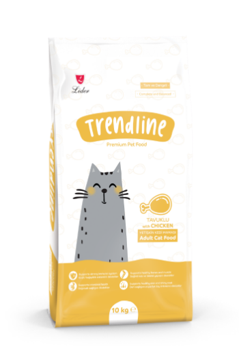 TRENDLINE KEDİ MAMASI 10 KG TAVUK ETLİ 
 resmi