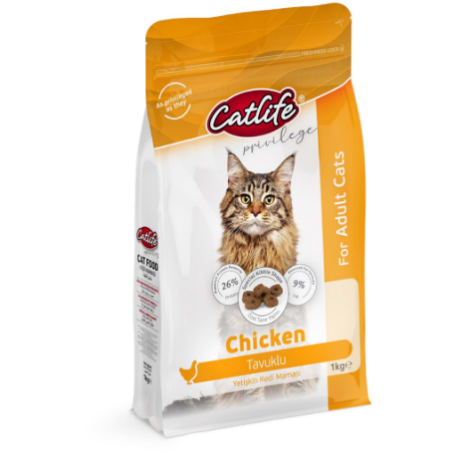 CATLIFE KEDİ MAMASI 1 KG TAVUK ETLİ resmi