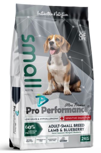 PRO PERFORMANCE KÖPEK MAMASI 2 KG YETİŞKİN KÜÇÜK IRK KUZU & YABAN MERSİNİ resmi