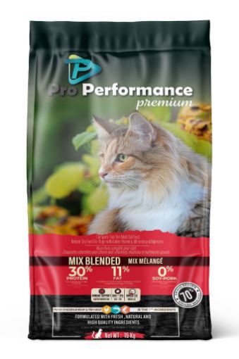 PRO PERFORMANCE KEDİ MAMASI 15 KG TAVUK & BİFTEK & KARİDES MIX resmi