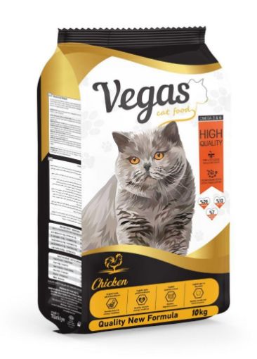 VEGAS KEDİ MAMASI 10 KG TAVUK ETLİ resmi