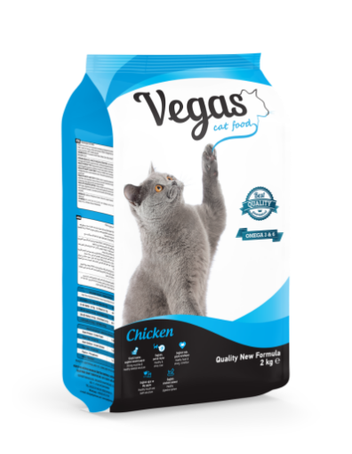 VEGAS KEDİ MAMASI 2 KG TAVUK ETLİ resmi