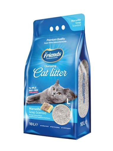 FRIENDS KEDİ KUMU 10LT MARSİLYA SABUN KOKULU resmi