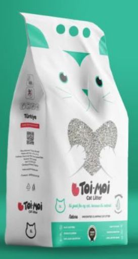 TOİ MOİ KEDİ KUMU 5KG BENTONİT KOKUSUZ resmi