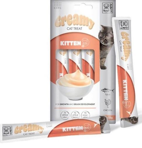 M-PETS KREMA YAVRU KEDİ KEDİ ÖDÜL MAMASI 4'LÜ
 resmi