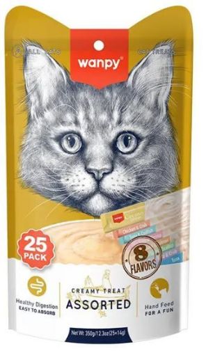 WANPY KARIŞIK KREMA KEDİ ÖDÜL MAMASI 14GR
 resmi