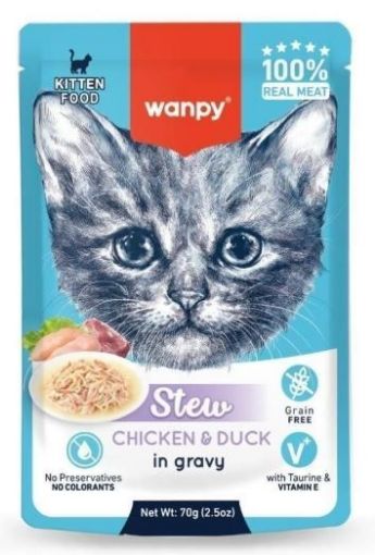 WANPY TAVUKLU VE ÖRDEKLİ YETİŞKİN KEDİ ÖDÜL MAMASI 70GR
 resmi