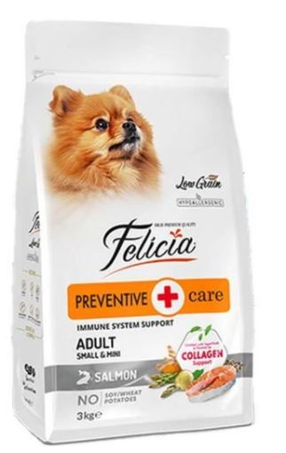 FELICIA SOMONLU KÜÇÜK IRK KÖPEK MAMASI 3KG resmi