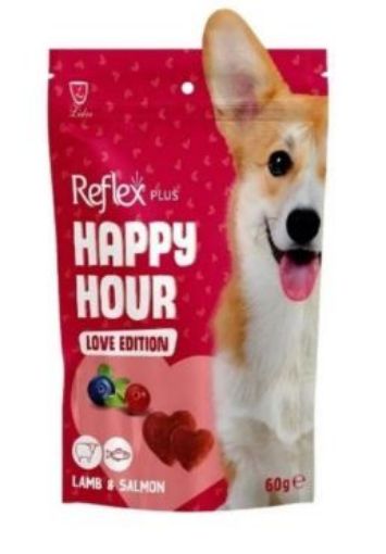 REFLEX PLUS HAPPY HOURS LOVE EDİTİONS KÖPEK ÖDÜL MAMASI 60GR
 resmi