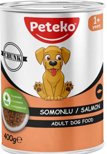 PETEKO KONSERVE KÖPEK 400GR SOMONLU resmi