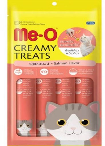 ME-O KREMA KEDİL ÖDÜL MAMASI 60GR SOMONLU resmi