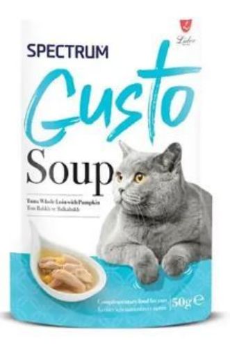 SPECTRUM GUSTO KEDİ ÇORBA 50GR TON BALIK BAL KABAKLI resmi