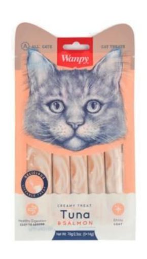 WANPY KEDİ POUCH 70GR SOMON TON BALIKLI resmi