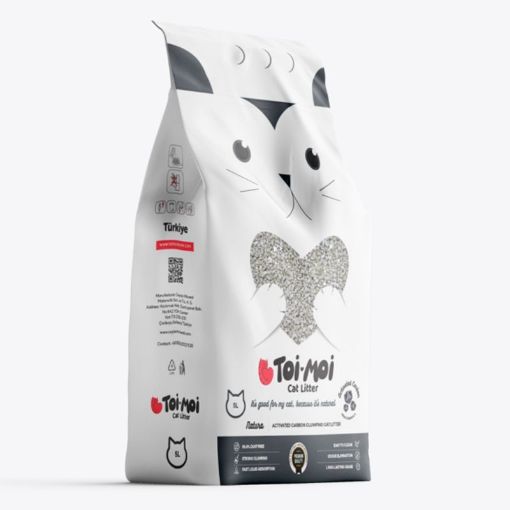 TOİ MOİ KEDİ KUMU 5KG BENTONİT AKTİF KARBON resmi