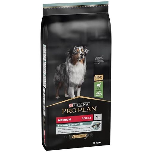 PRO PLAN KÖPEK MAMASI  14KG YETİŞKİN HASSAS SİNDİRİM KUZU & PİRİNÇ resmi